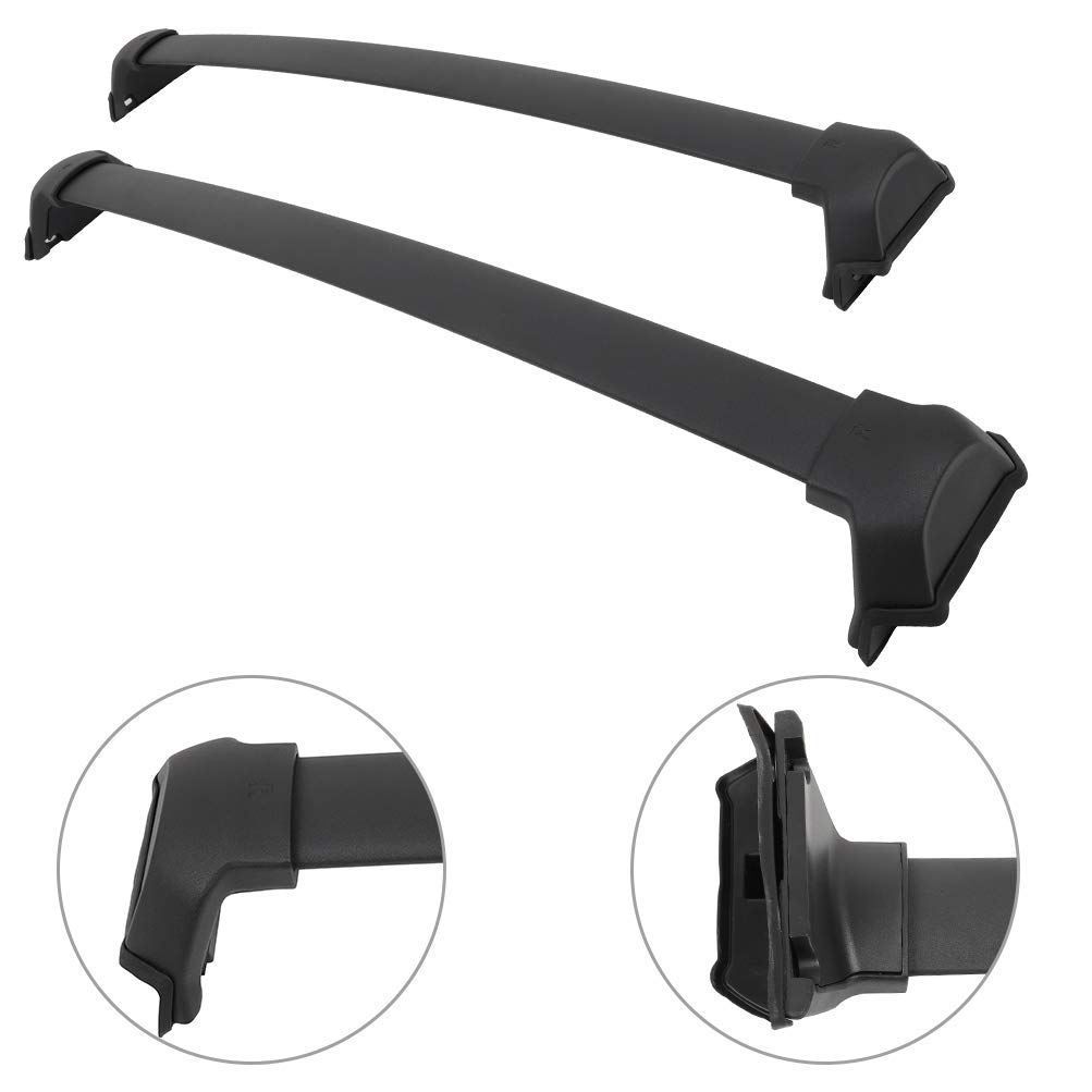 SCITOO Heavy Duty Roof Rack Cross Bars - 165LBS Capacity, Compatible with Honda CRV 2017-2022 Models, Black Cargo Carrier for Road Trips & Outdoor Adventures