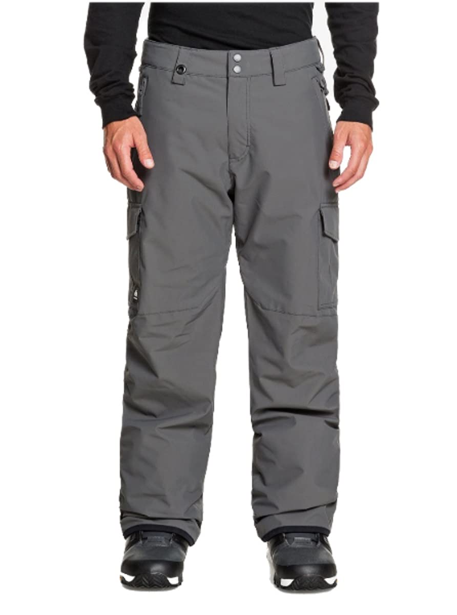 Quiksilver Porter Insulated Men's Snowboard Pants - Waterproof Winter Ski Pants for Snowboarding & Cold Weather Activities