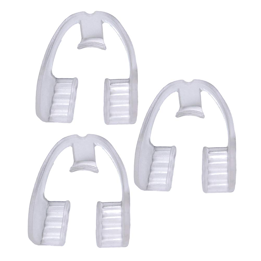 Abaodam 3-Piece Dental Night Guard for Teeth Grinding - BPA-Free EVA Mouth Guard for Bruxism Relief (Transparent) - Perfect for Sleep & Teeth Protection