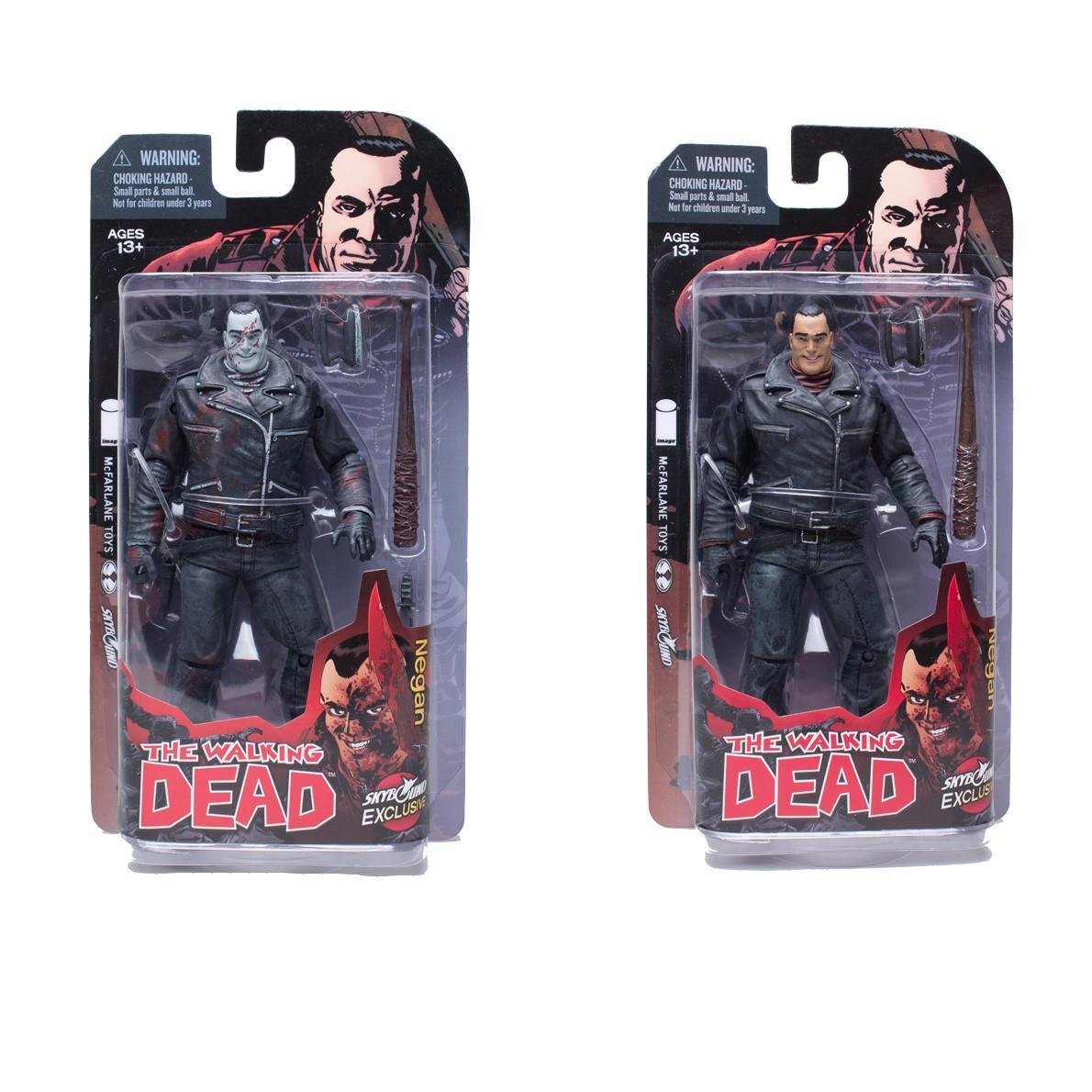 McFarlane Toys Exclusive The Walking Dead Negan Comic Action Figure (Full Color) - Collectible TV Show Merchandise for Fans & Display