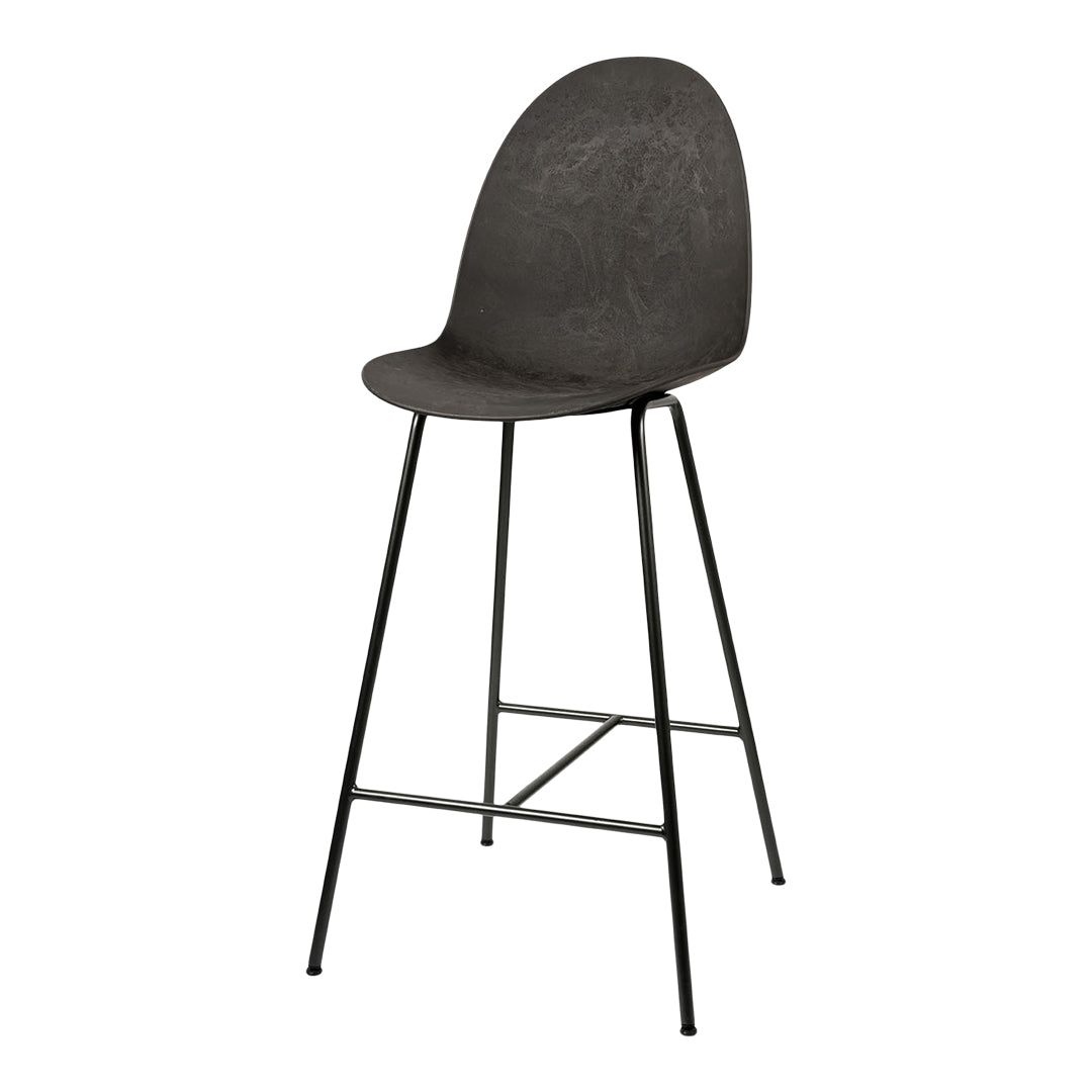 Eternity Counter Stool - Modern Kitchen Bar Stools with Back Support, Adjustable Height for Breakfast Nook, Kitchen Island & Home Bar - Set of 2