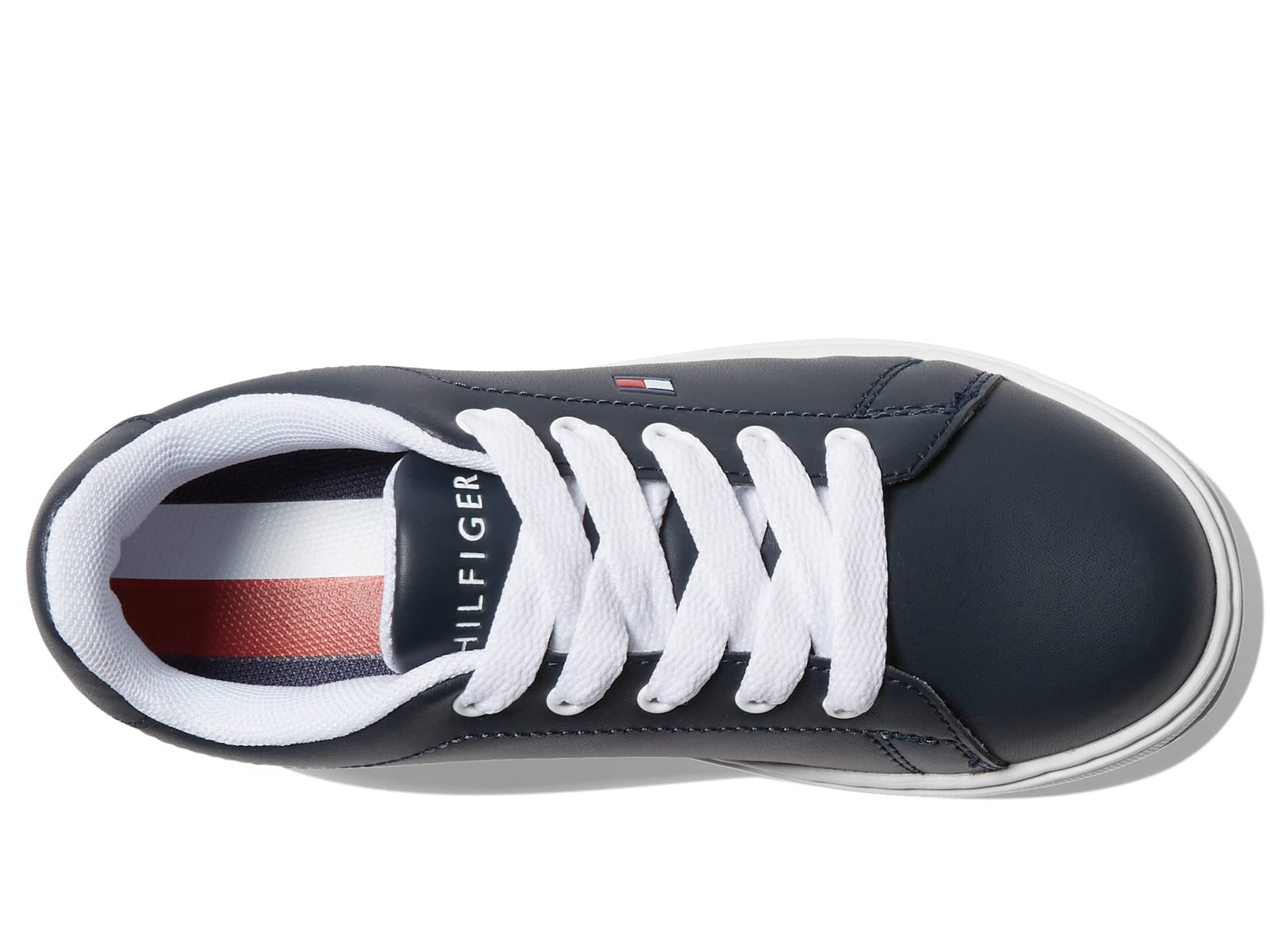 Tommy Hilfiger Kids' Iconic Court Sneakers for Boys & Girls - Comfortable Casual Shoes for School, Play & Everyday Wear
