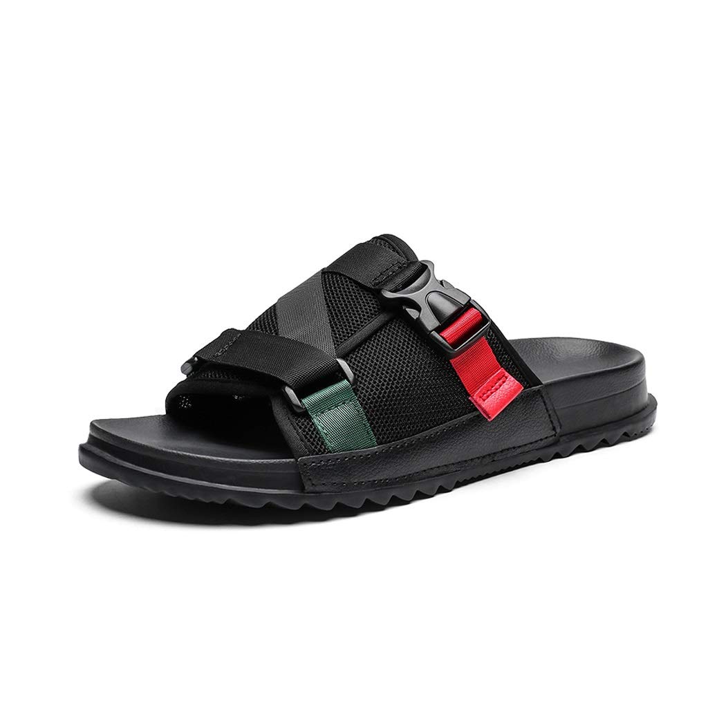 Men's Summer Slides - Soft Indoor/Outdoor Slippers for Home, Bedroom & Casual Wear - Comfortable House Shoes for Relaxation (Size 11) - Perfect for Lounging, Backyard Relaxation & Quick Errands