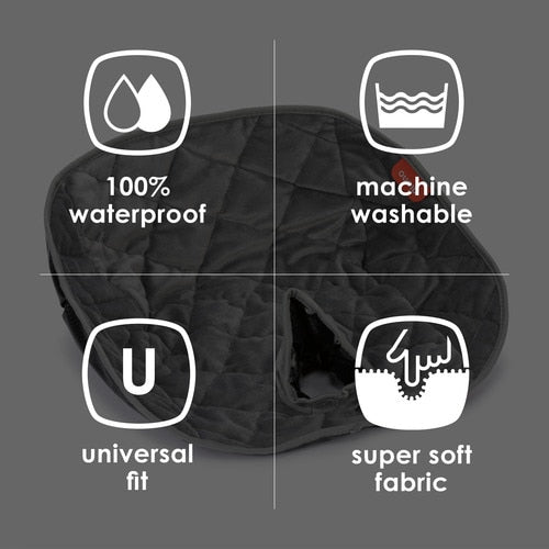 Diono Ultra Dry Waterproof Car Seat Protector - Premium Leak-Proof & Stain-Resistant Cover for Kids, Pets & Travel - Fits All Car Seats & Booster Seats