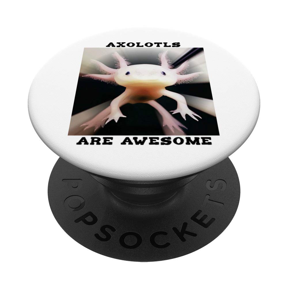 Axie PopSockets PopGrip - Interchangeable Phone Grip & Stand for iPhone, Samsung, Tablets | Perfect for Gaming, Selfies, and Hands-Free Viewing