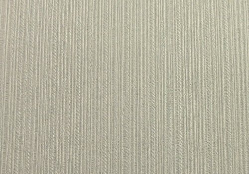 Melody Jane Dolls Houses 1:12 Scale Miniature Wallpaper - Pale Creamy Grey Oakdene Stripe for Dollhouse Decor | Perfect for Victorian & Modern Dollhouse Interiors