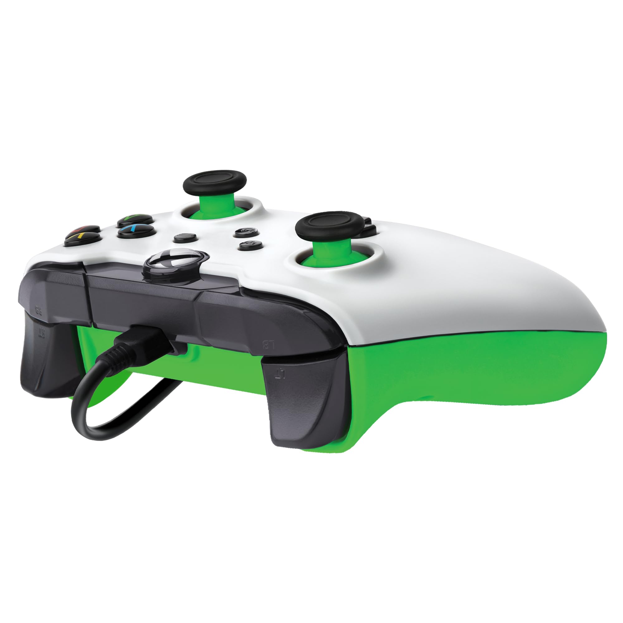 PDP Wired Gaming Controller for Xbox Series X|S & Xbox One - Officially Licensed Neon White Gamepad | Perfect for Competitive Gaming & Long Play Sessions