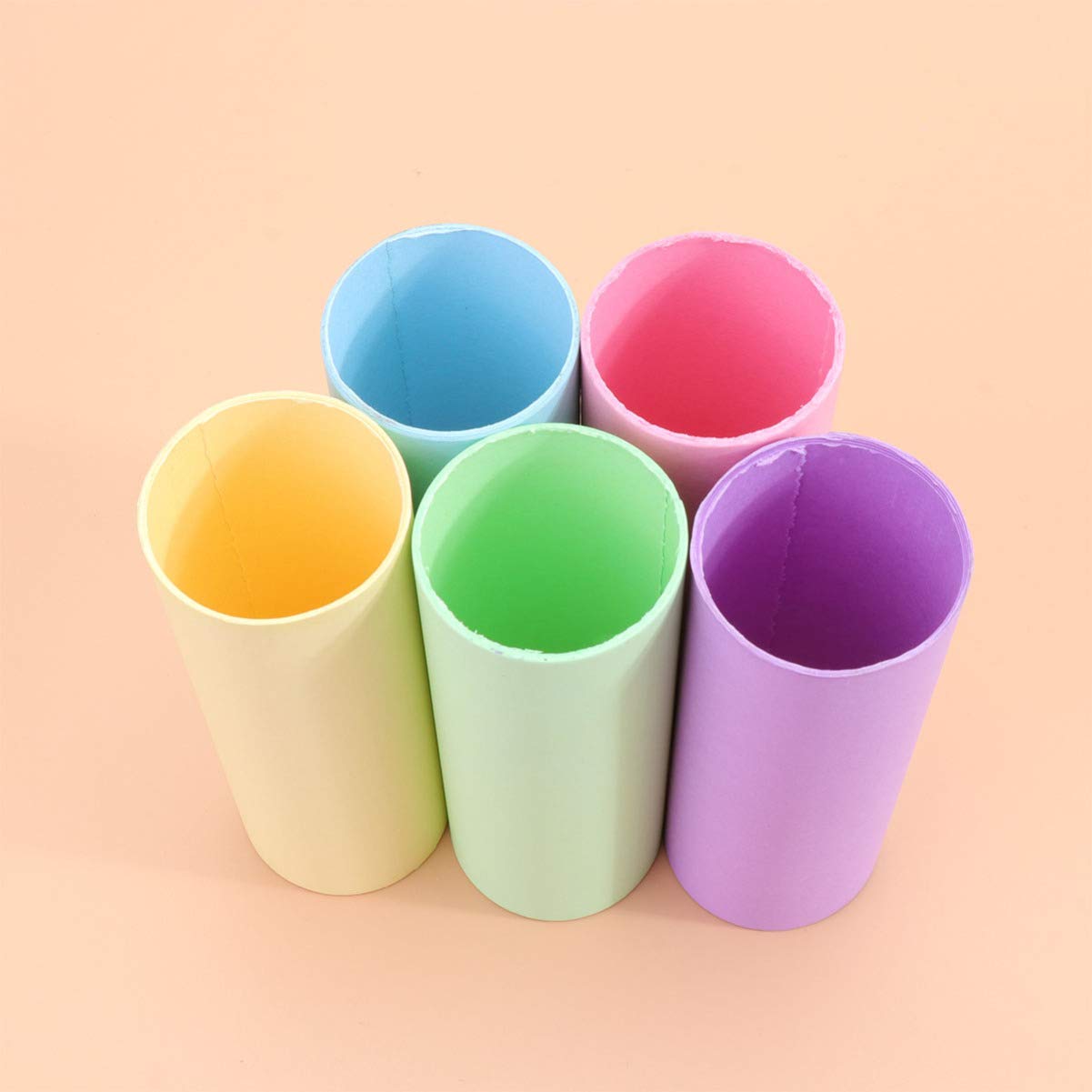 Exceart 20 Pack Cardboard Paper Tubes for Crafts, DIY Newspaper & Tissue Roll Projects - Perfect for Kids Art, Mailbox Decor, and Handmade Gift Wrapping (Great for School, Home, and Office Creative Activities)