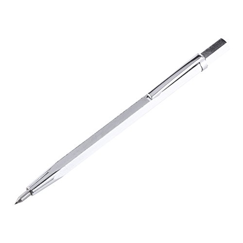 Premium Scriber Pen - 1pc Portable Engraving Tool for Glass, Ceramic, Metal | Pocket-Sized Engraver with Fine Tip (Silver) | Perfect for DIY Crafts, Jewelry Making & Personalization Projects