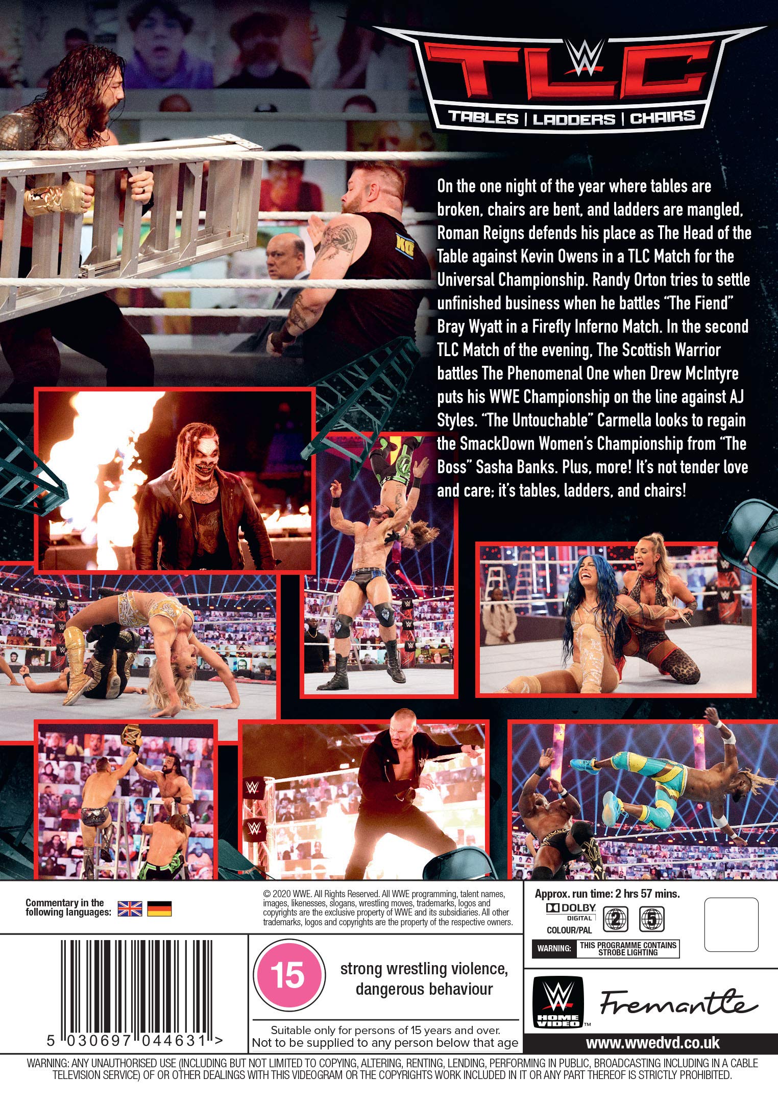 WWE TLC: Tables, Ladders & Chairs 2020 PPV Event - Watch the Ultimate Wrestling Showdown for Home Entertainment & Sports Fans