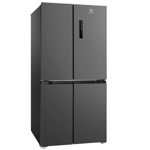 Electrolux EQE4900B 497L French Door Refrigerator - Energy Efficient Stainless Steel Fridge for Modern Kitchen & Large Family Use