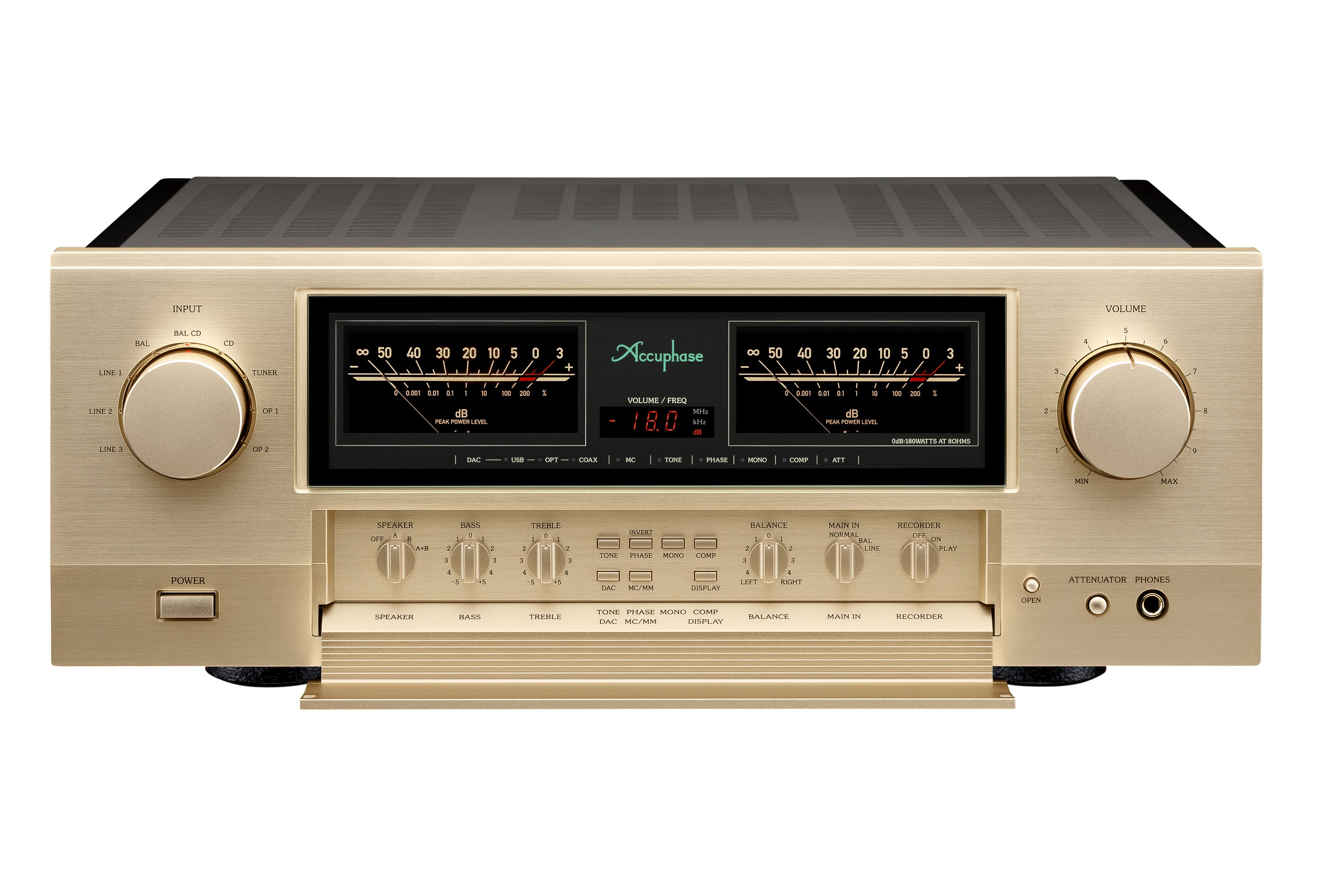 Accuphase E-4000 Class AB Integrated Stereo Amplifier - High-End Audio System for Home Theater & Music Listening