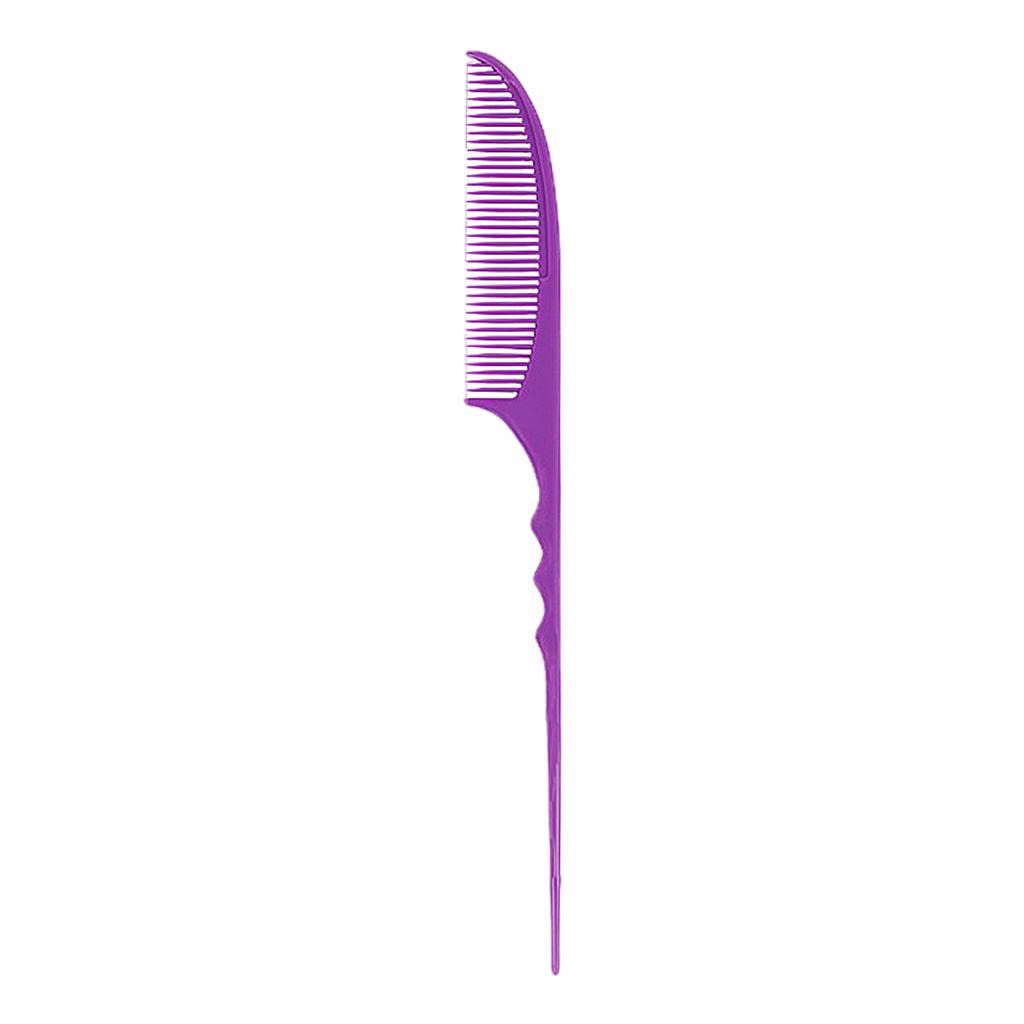 VMS INDIA Professional Barber Pin Tail Comb - Anti Static Fine Teeth for Sectioning & Hair Styling (Black) - Perfect for Salon, Home Haircuts & Beard Grooming