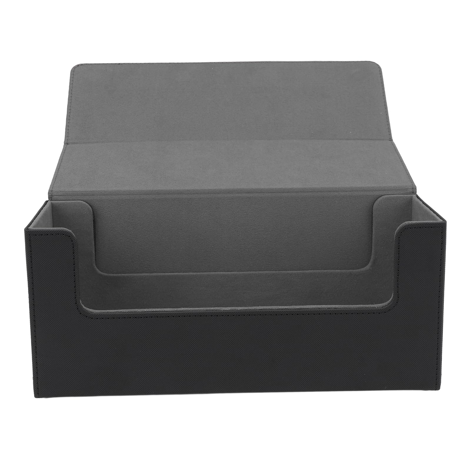 Premium 250-Card Deck Storage Box - Durable Black & Grey Card Holder for Tarot, MTG, Pokemon & Collectible Cards | Perfect for Game Nights, Travel & Organized Card Collections
