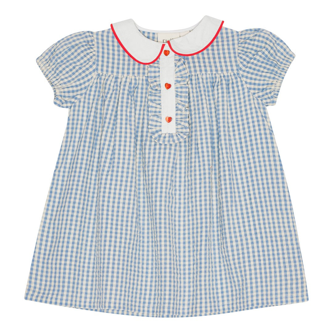 Floss River Women's Blue Floral Summer Dress - Casual & Elegant for Beach, Party, and Daily Wear