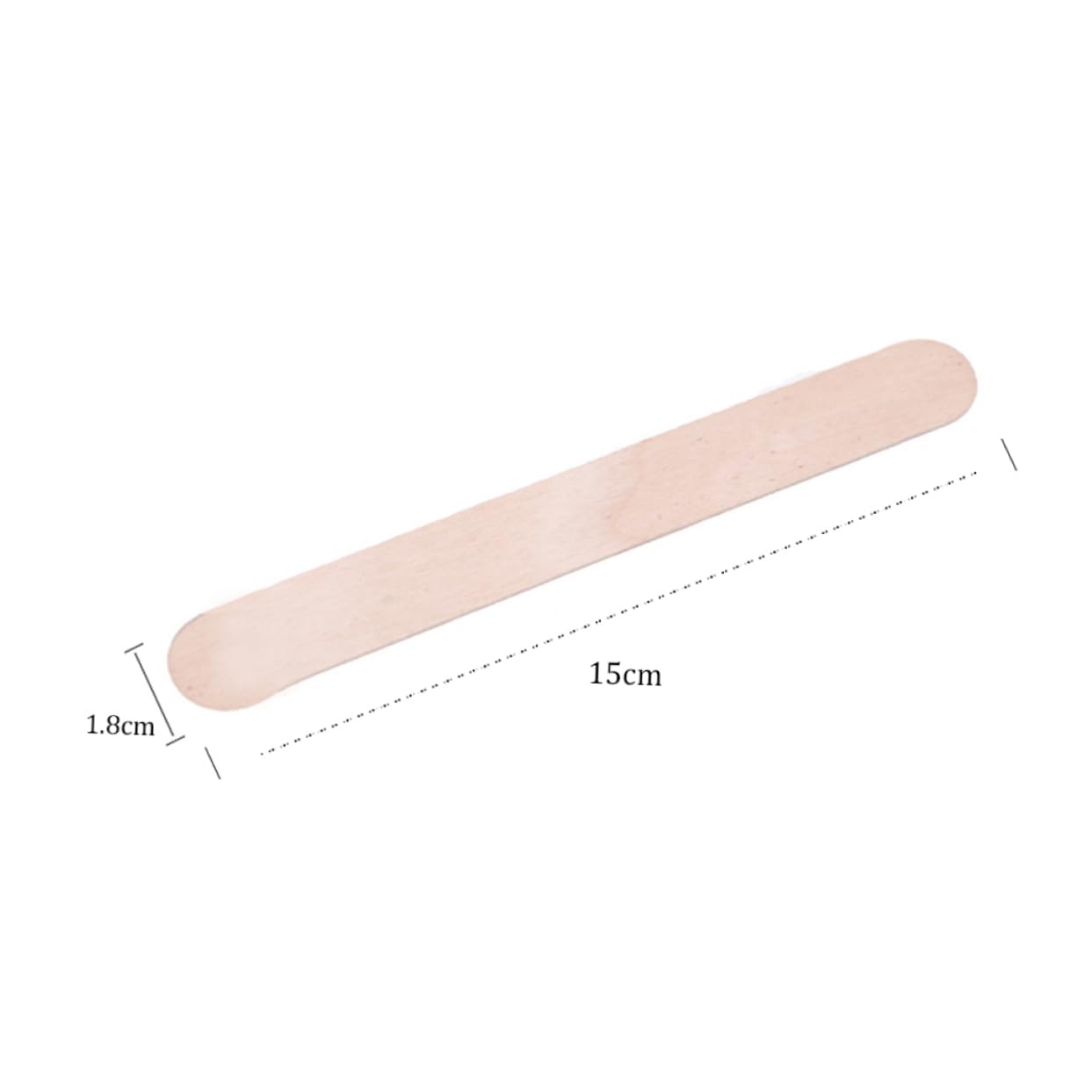 100pcs Disposable Wax Spatulas - Professional Wooden Waxing Tools for Eyebrows, Face & Body - Perfect for Salon, Spa & Home Use