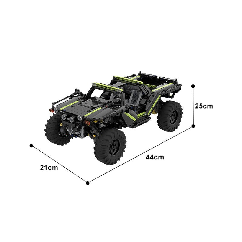 1607pcs MOC Halo Warthog M12 B (Scout Version) Building Blocks Set - Compatible with Major Brands - Perfect for Halo Fans, Collectors & DIY Enthusiasts - Great Gift for Birthday, Christmas & Game Lovers