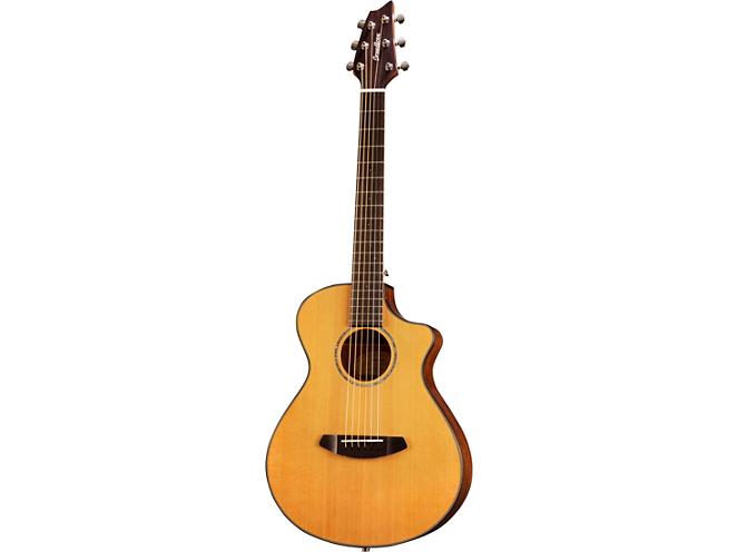 Breedlove Pursuit Companion Cutaway CE Acoustic Electric Guitar - Natural Finish - Perfect for Stage Performances & Home Recording