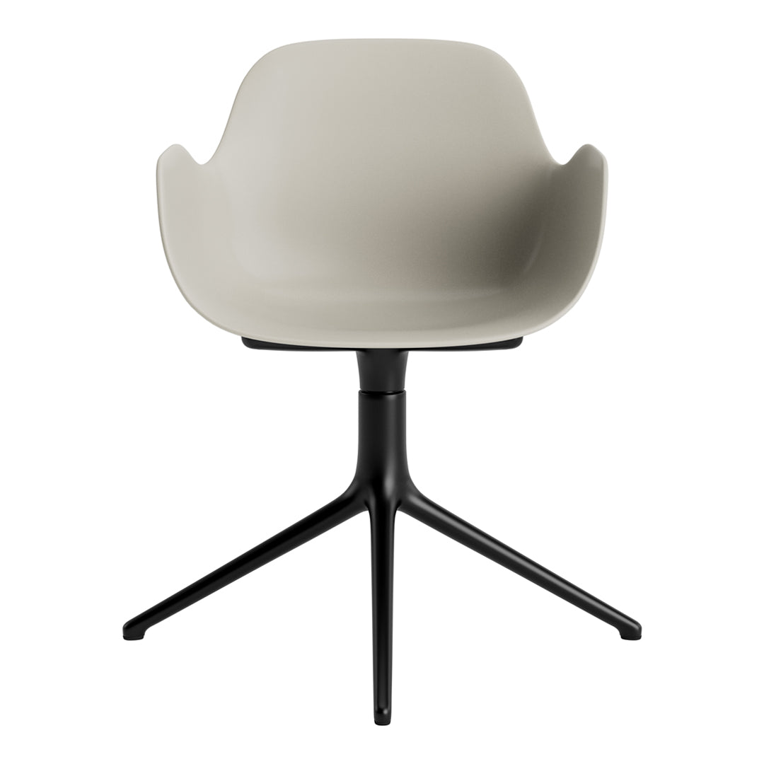 Modern Form Armchair with 4L Swivel Base - Ergonomic Office Chair for Home & Workspace - Perfect for Working, Gaming, and Relaxing
