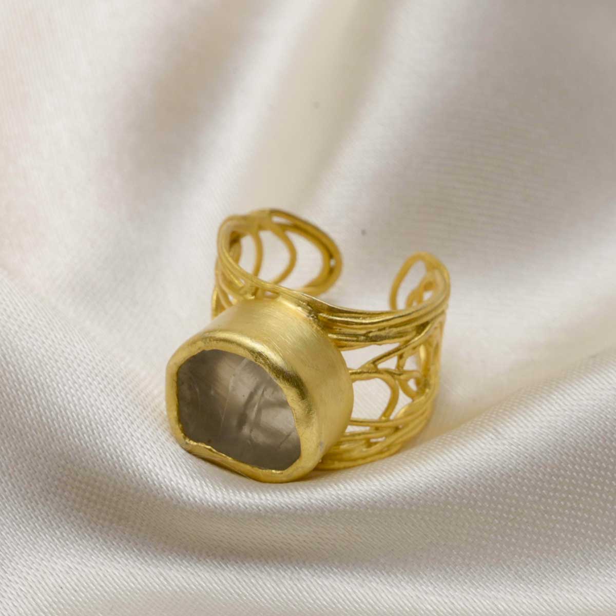 Mesh of Life Ring - Elegant Stainless Steel Adjustable Ring for Women & Men | Perfect for Everyday Wear, Gifts, and Boho Fashion