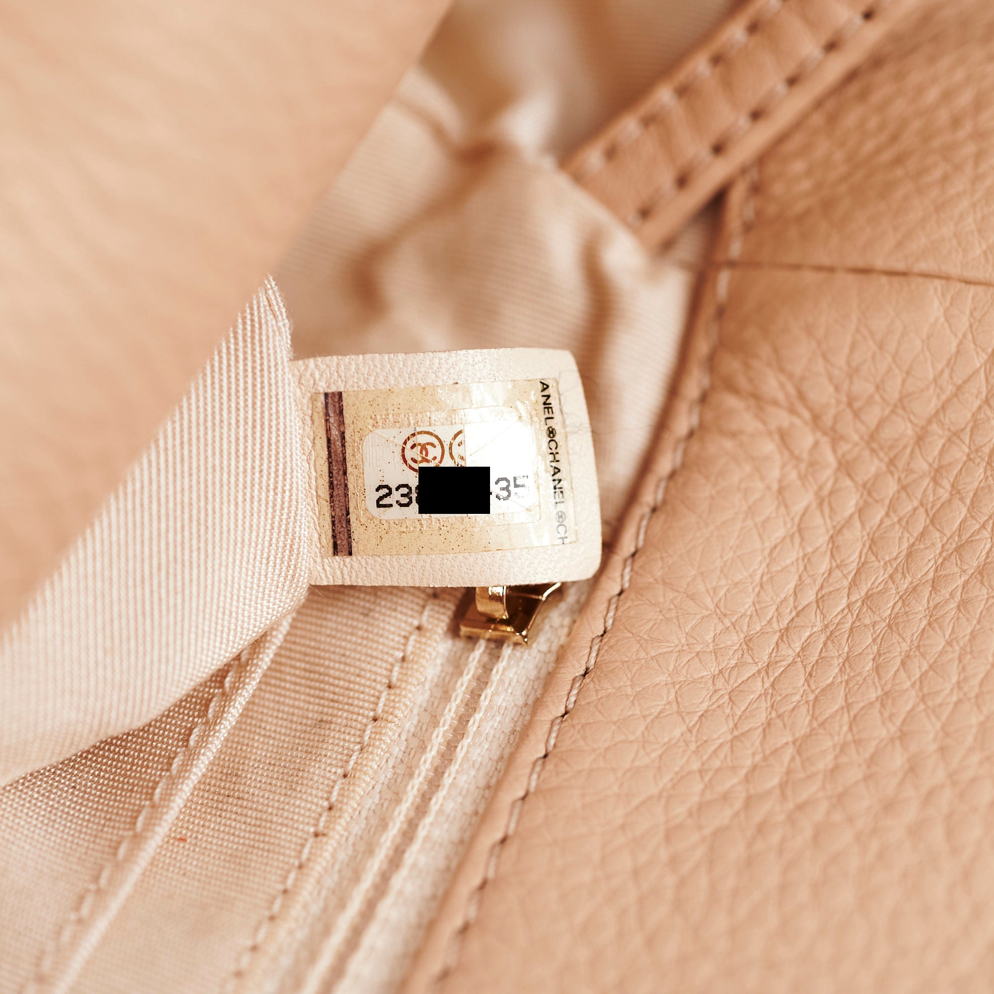 Chanel Beige Leather Tote Bag for Women - Luxury Designer Handbag for Work, Travel & Everyday Use