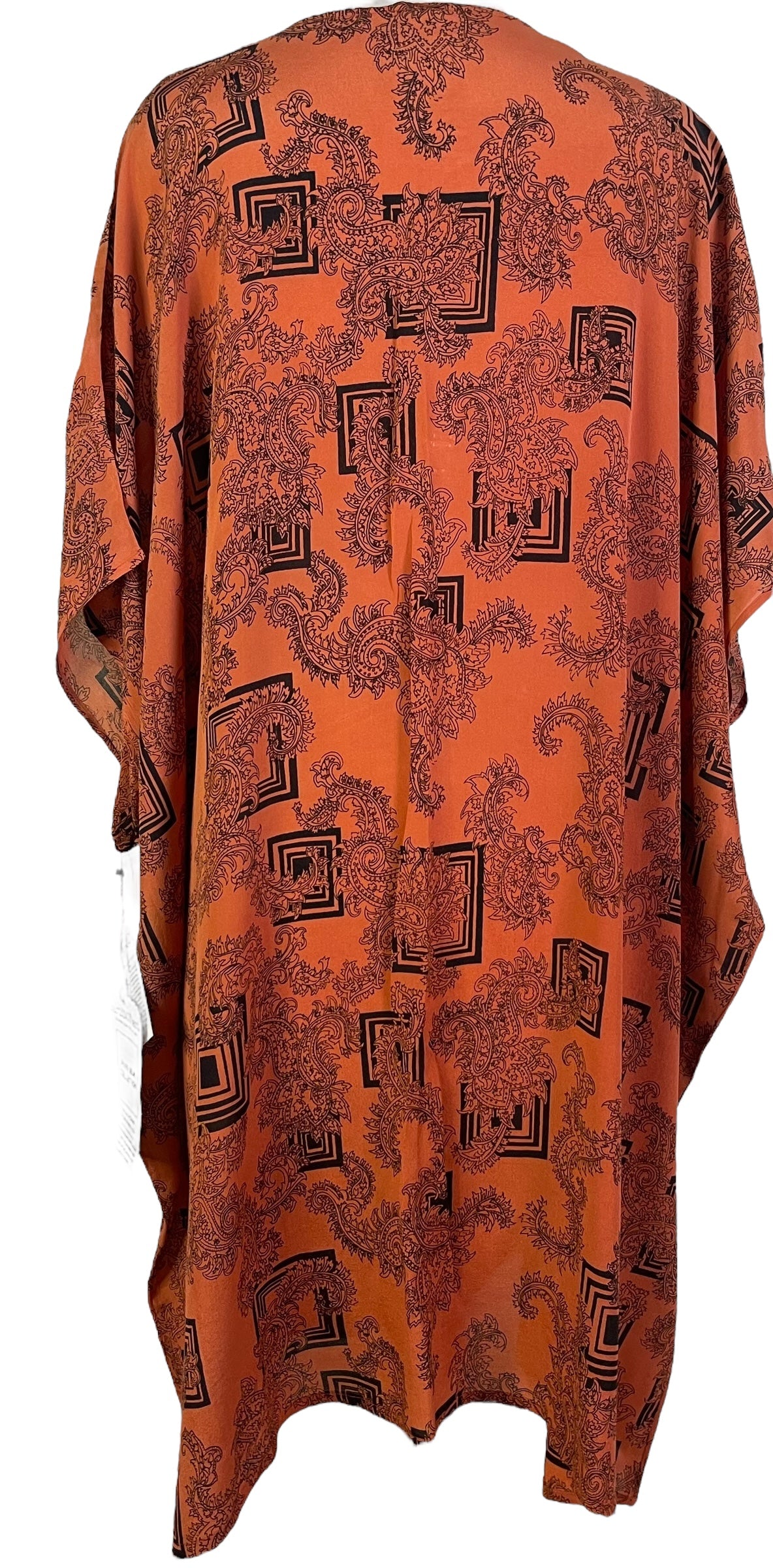 PRC6707 Avatar Pure Silk Midi Length Kaftan Dress - Elegant Boho Beach Cover Up & Summer Evening Wear for Women - Available from June 29th, 11 AM