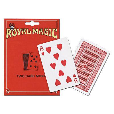 Royal Magic Two Card Monte - Classic Magic Trick Card Game for Beginners & Professionals | Perfect for Street Performances, Parties, and Magic Shows