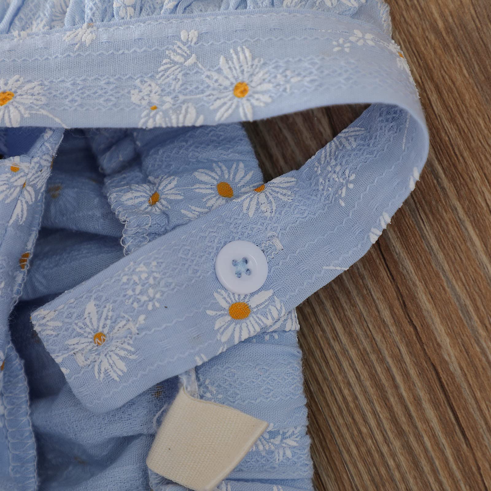 Newborn Baby Girl Daisy Romper Dress - Flutter Sleeve One-Piece Jumpsuit with Headband for Summer Outfits | Perfect for Photoshoots, Parties & Casual Wear