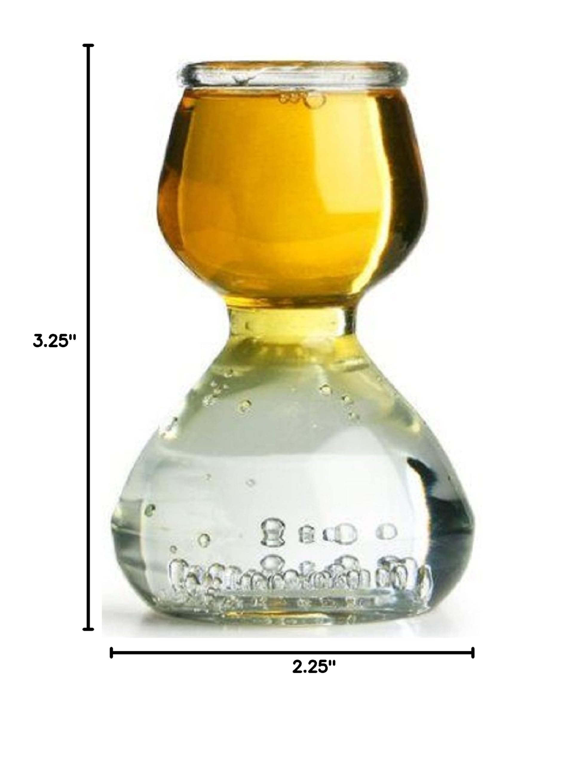 Double Layer Plastic Shot Glass – Clear Split Shot Glass for Smooth Tasty Drinks – Unique Barware for Cocktails, Parties & Home Bars (Case of 144) – Perfect for Bartending, Mixology & Entertaining
