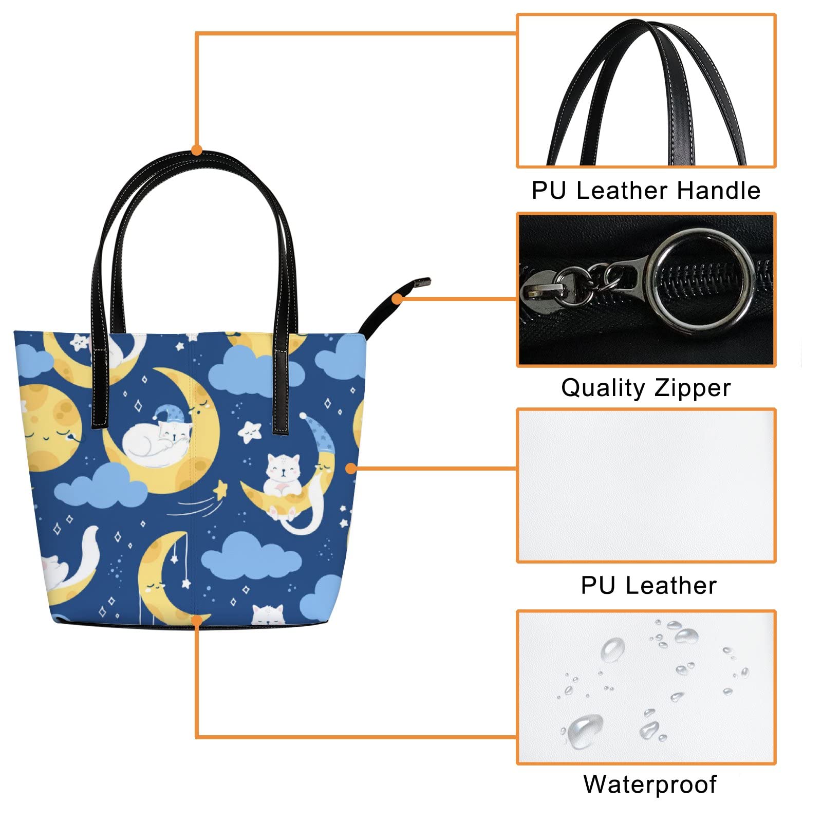 Stylish Leather Crossbody Handbags for Women - Premium Work Tote Bag with Secure Zipper Closure | Perfect for Office, Travel & Everyday Use | Coach-Inspired Design