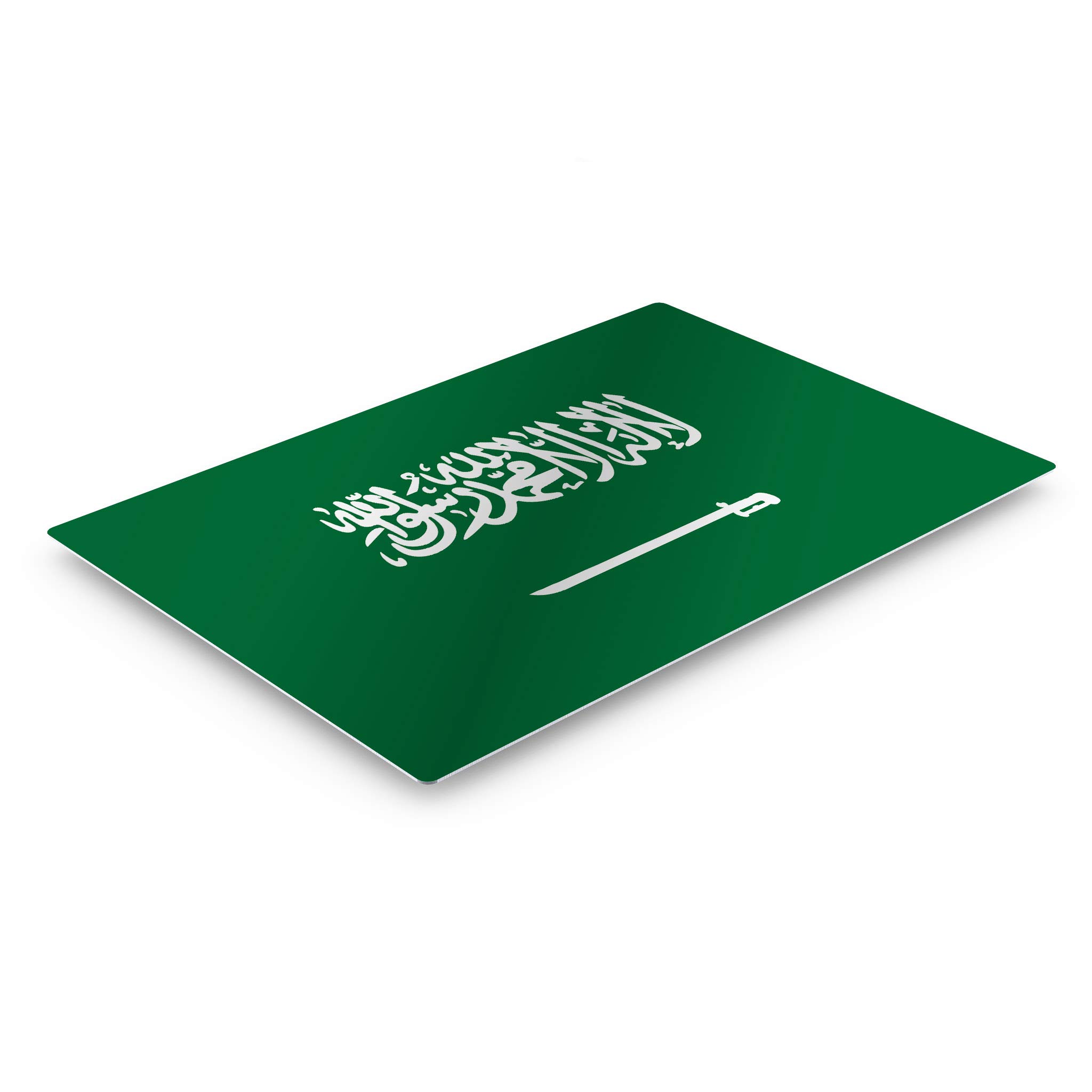 Saudi Arabia Flag Metal Wall Art - 30x40 Inch Modern Home Decor, Ready to Hang, Made in USA | Perfect for Office, Living Room, Dorm, Bedroom, Kitchen, Man Cave, Sports Club & Bar Decor