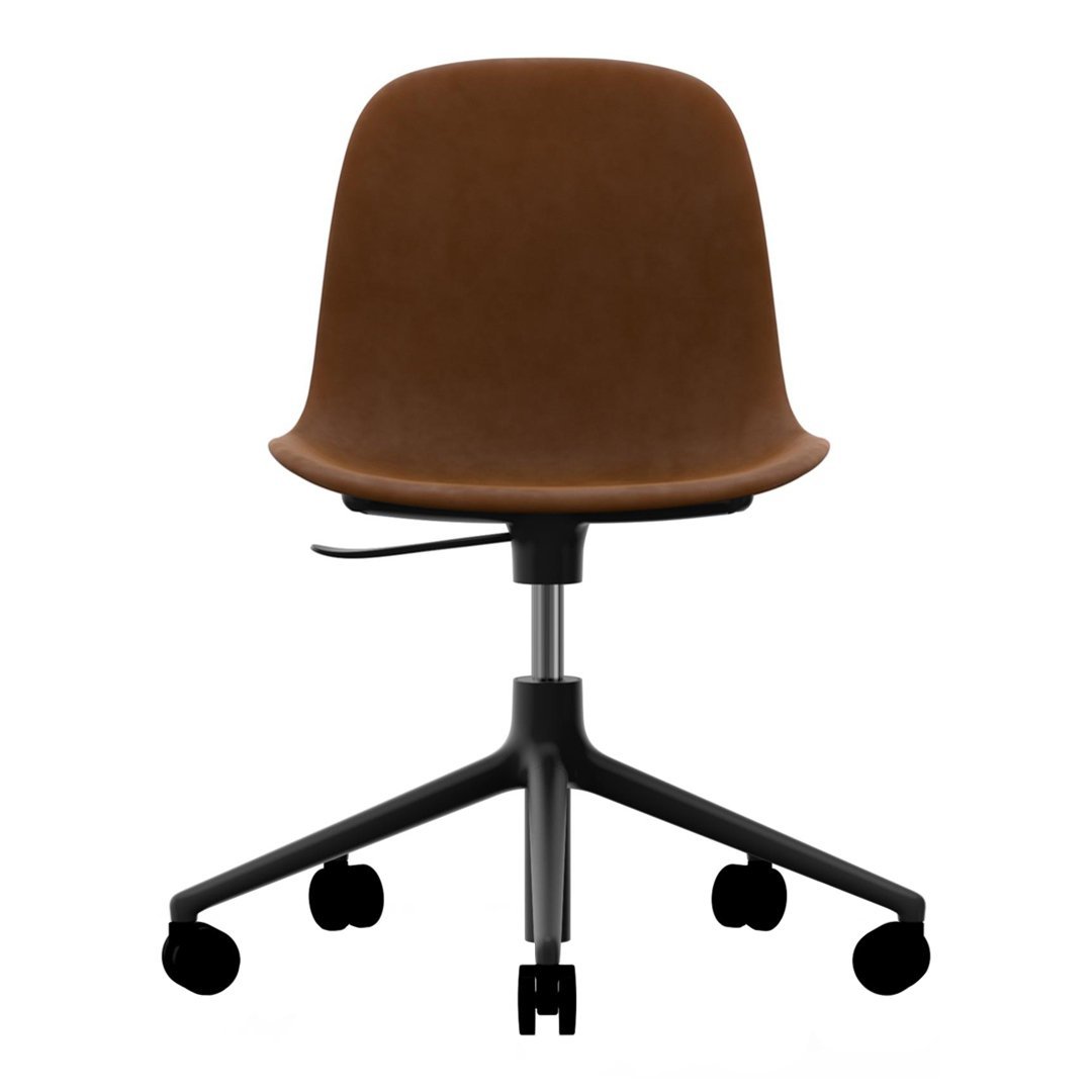 Ergonomic Form Chair with 5W Swivel Base & Gas Lift Mechanism - Premium Upholstered Office Chair for Home & Workspace - Perfect for Long Hours of Comfortable Sitting in Office, Study or Gaming Setup