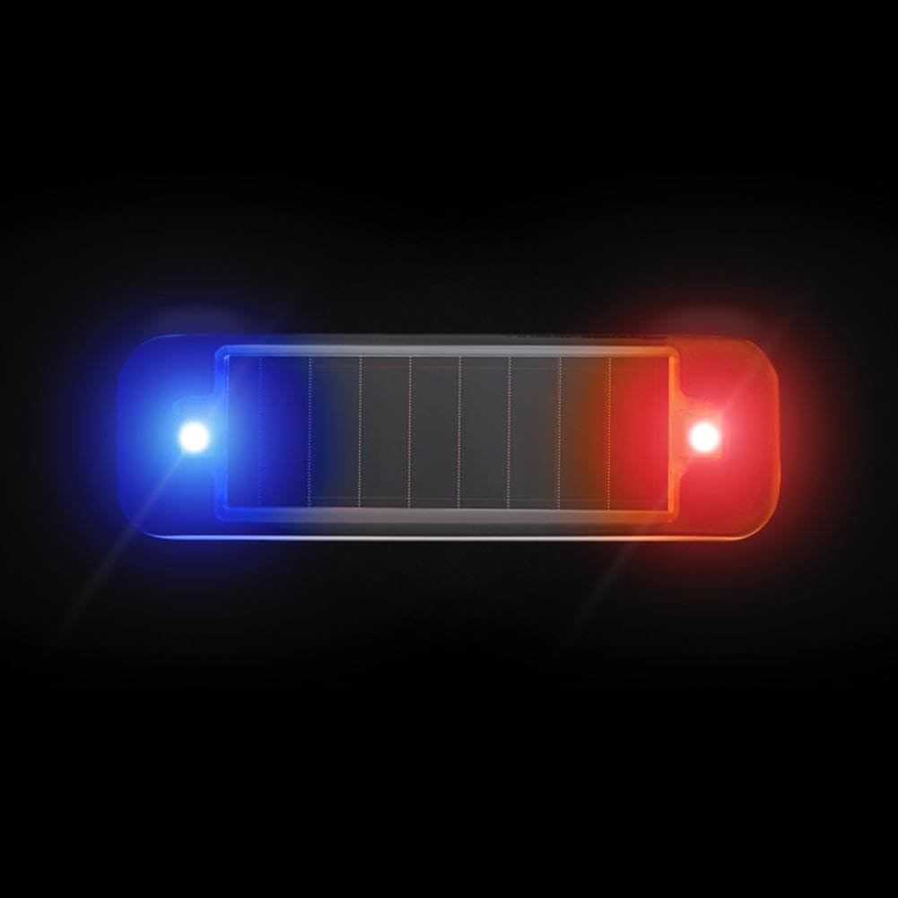 Solar Powered Car Alarm LED Flashing Light - Anti-Theft Dummy Alarm with Motion Sensor for Vehicles, Bikes & Motorcycles | Portable Car Accessories for Parking, Night Security & Theft Prevention
