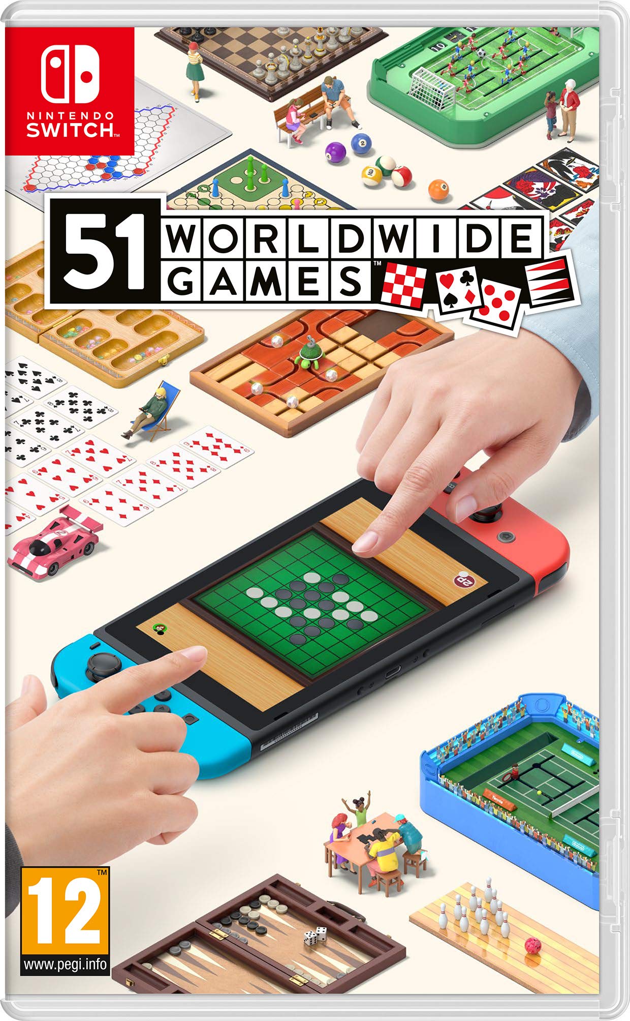 51 Worldwide Games for Nintendo Switch - Fun Multiplayer & Family Board Games Collection - Perfect for Parties, Travel & Family Game Nights