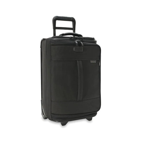 Briggs & Riley Baseline 2-Wheel Carry On Duffle Luggage - Lightweight Expandable Travel Bag for Business Trips & Weekend Getaways