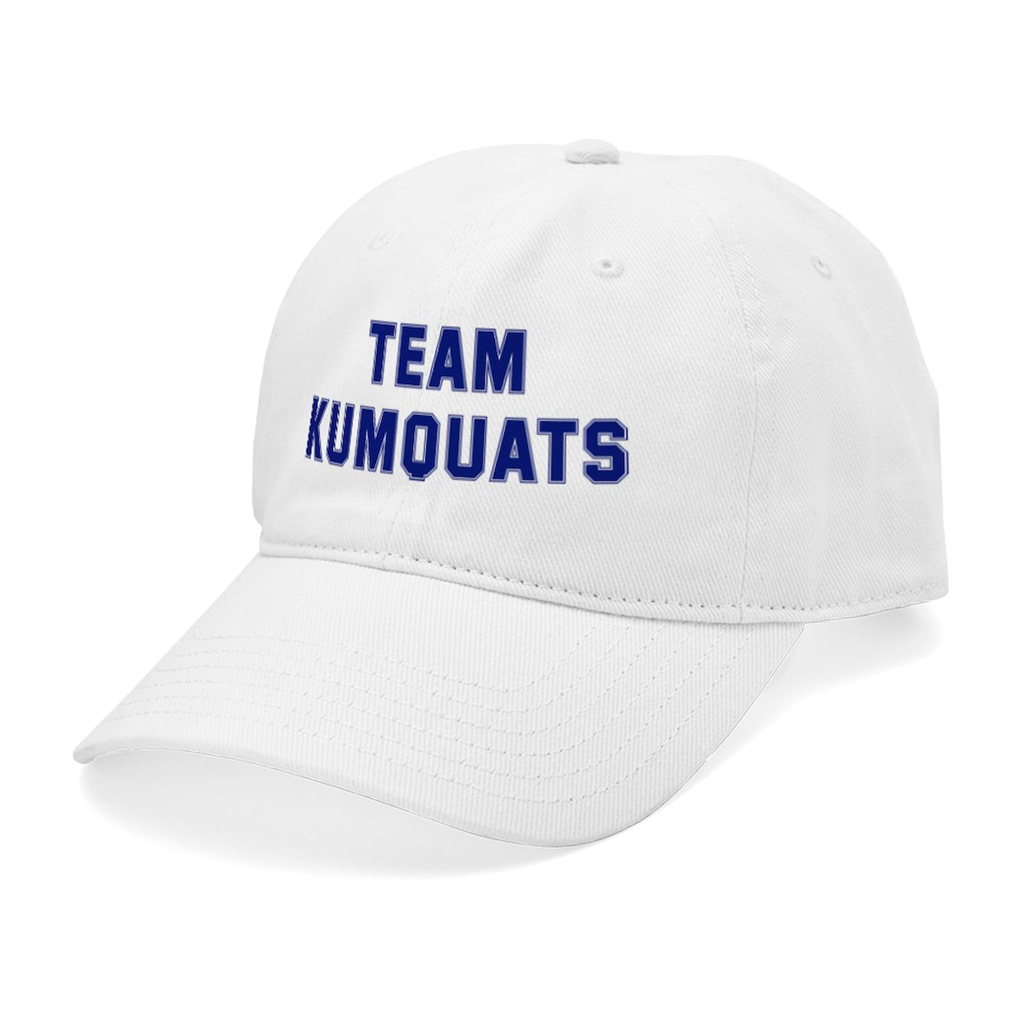 Team KUMQUATS Adjustable Baseball Cap - Custom Embroidered Hat for Sports Fans & Outdoor Activities | Perfect for Baseball Games, Hiking, and Casual Wear