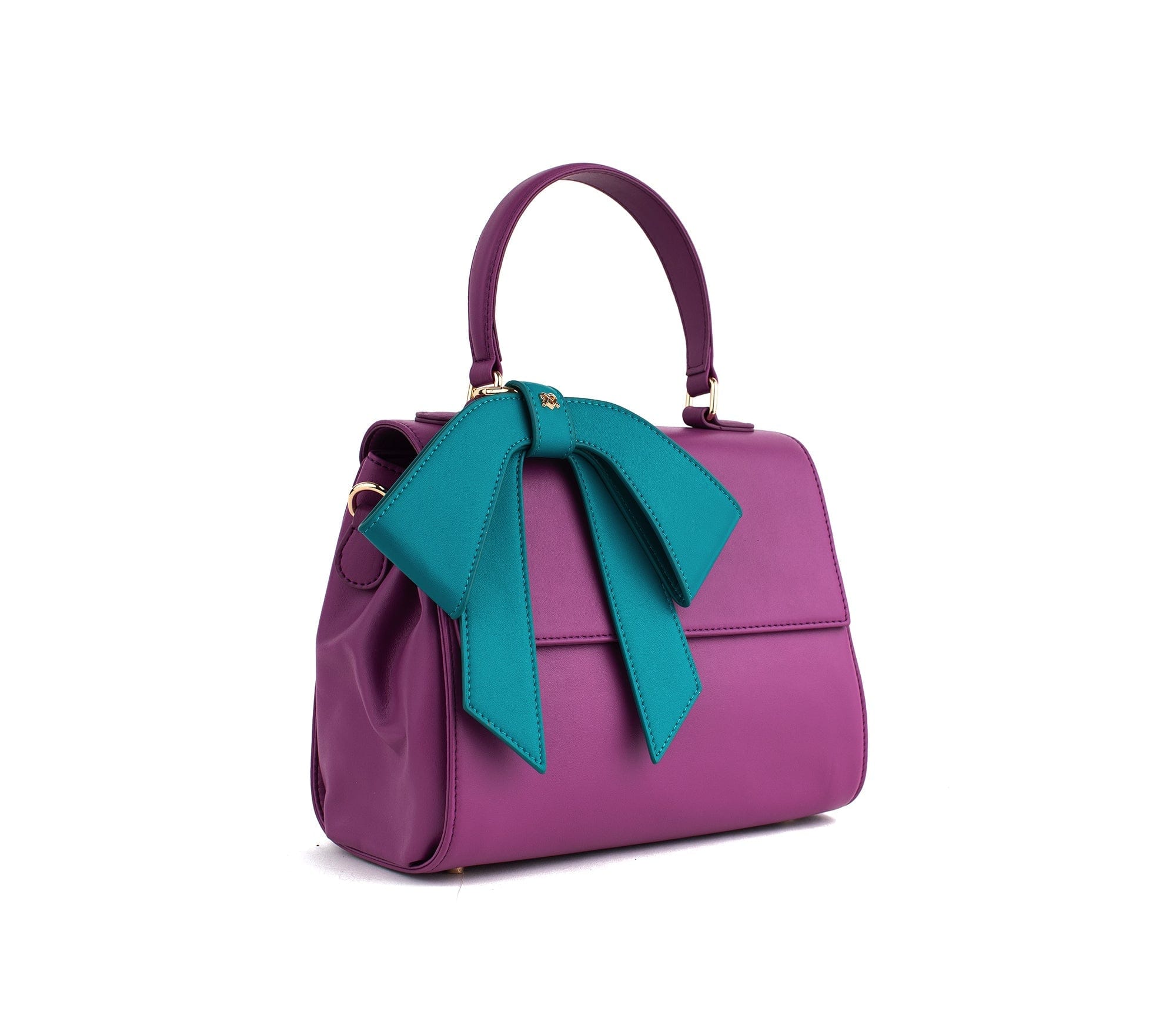 Vegan Leather Handbag for Women | Cottontail Purple Crossbody Purse | Ethical Fashion Accessory for Work, Travel & Everyday Use