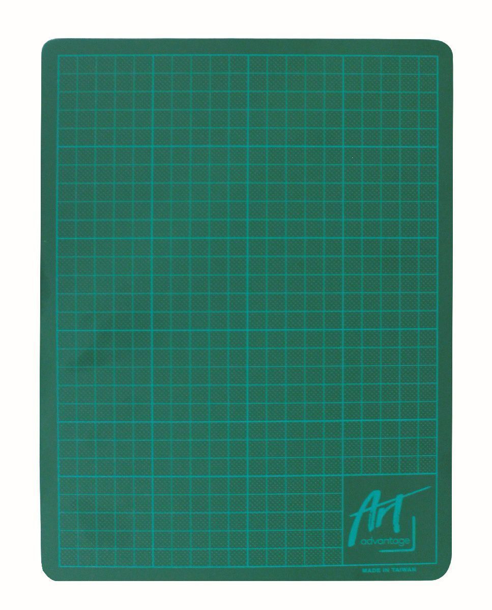 Art Advantage A3 Gridded Self-Healing Cutting Mat with Guidelines - Perfect for Crafting, Quilting, and DIY Projects