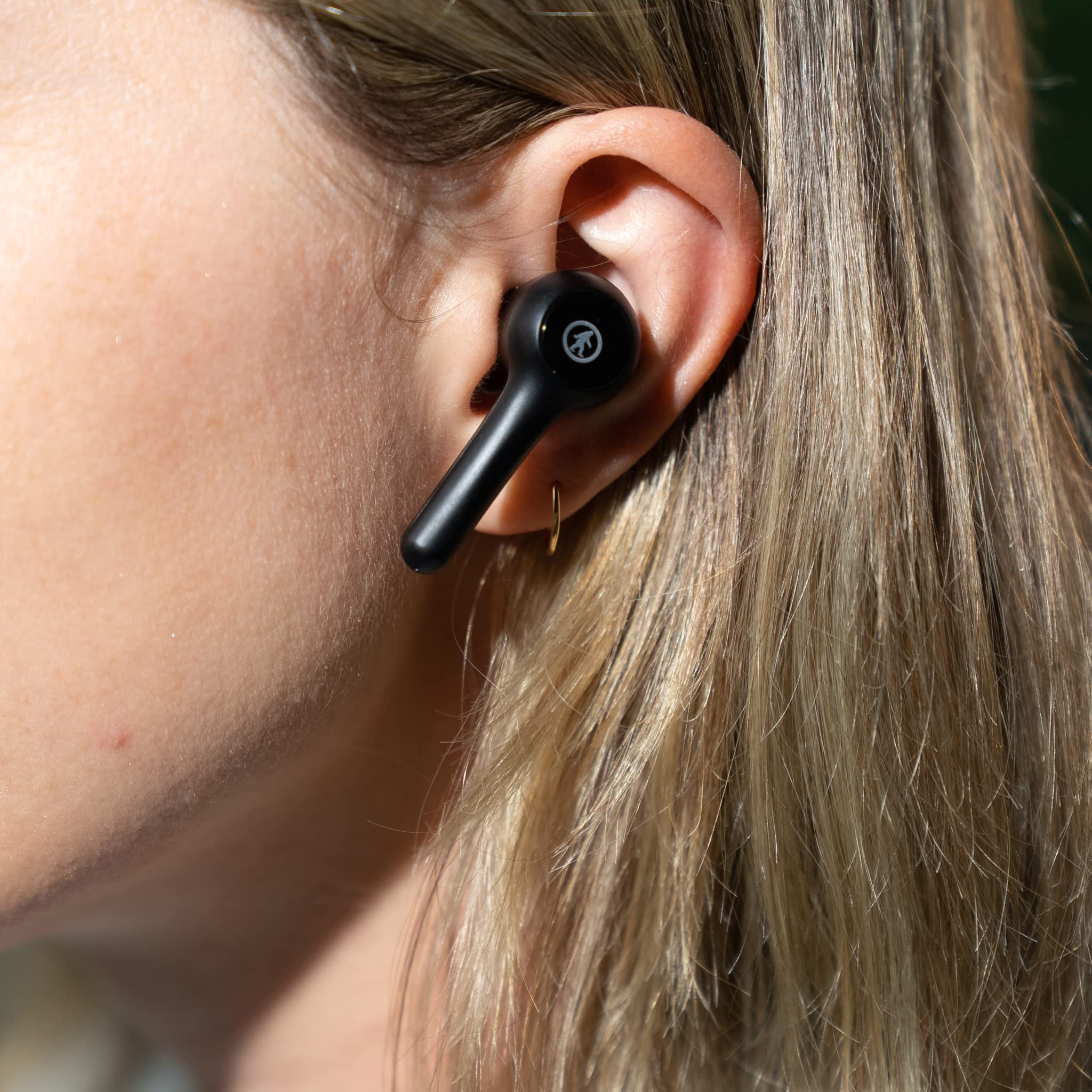 Outdoor Tech Ravens Bluetooth Wireless Earbuds - True Wireless Sports Earbuds with Microphone, Sweatproof & Low Latency for Running, Gym Workouts & Outdoor Activities