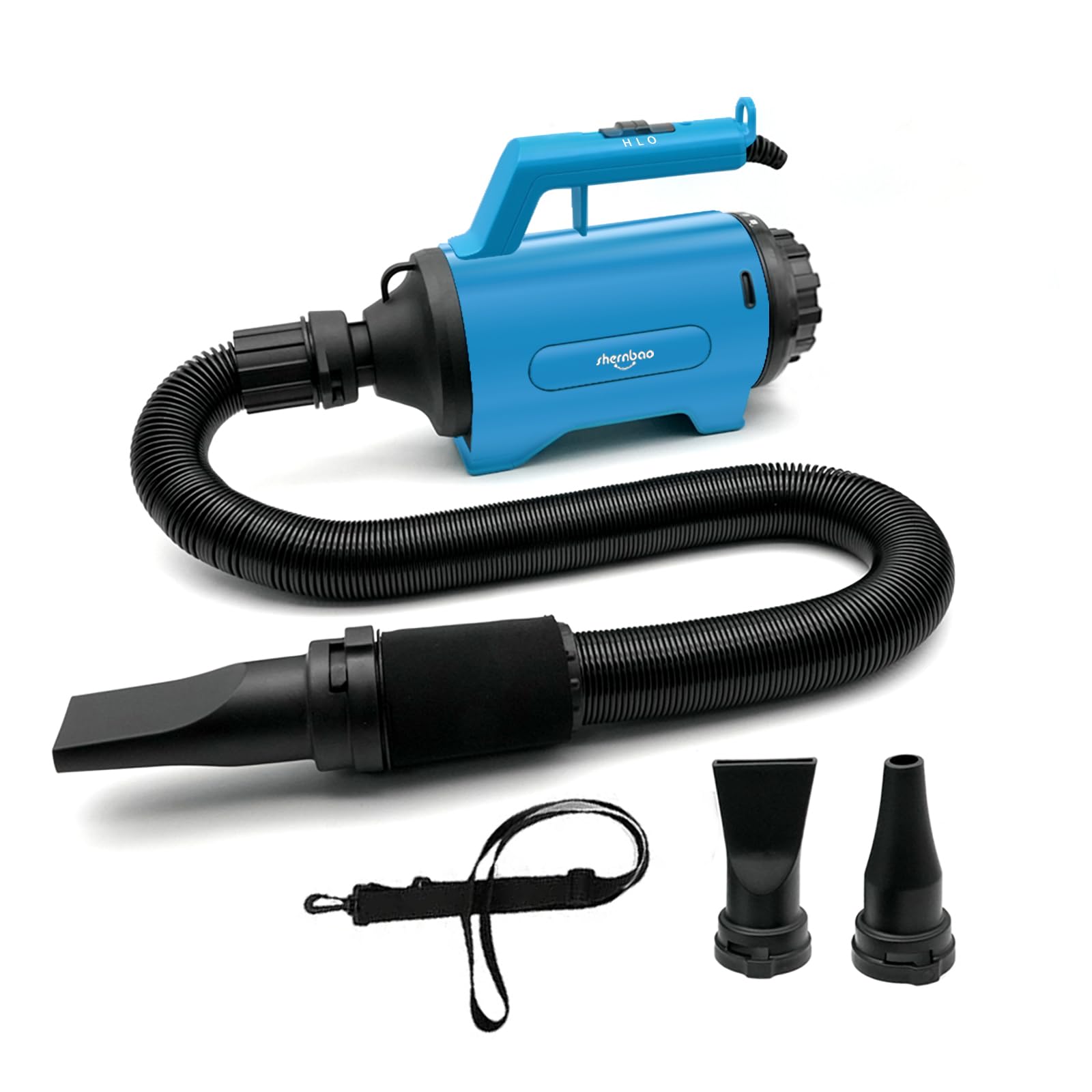 Shernbao High Velocity Car & Motorcycle Dryer Blower | 110V Portable Air Blower for Auto Detailing, Cleaning & Dusting | Perfect for Drying Vehicles, Removing Water Spots & Cleaning Hard-to-Reach Areas