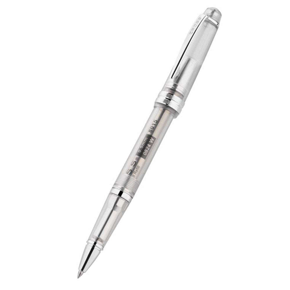 Cross Bailey Light Translucent Clear Resin Rollerball Pen - Premium Writing Instrument for Office, School & Journaling - Smooth Ink Flow for Everyday Use & Gift Giving