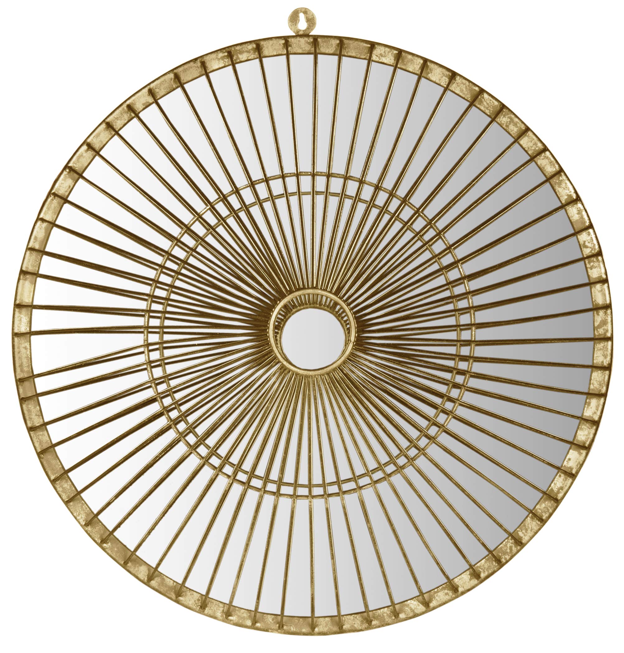 Safavieh Home Collection Gemini Mirror - Gold Framed Wall Mirror for Living Room, Bedroom & Entryway Decor - Elegant Home Accent for Modern & Traditional Interiors