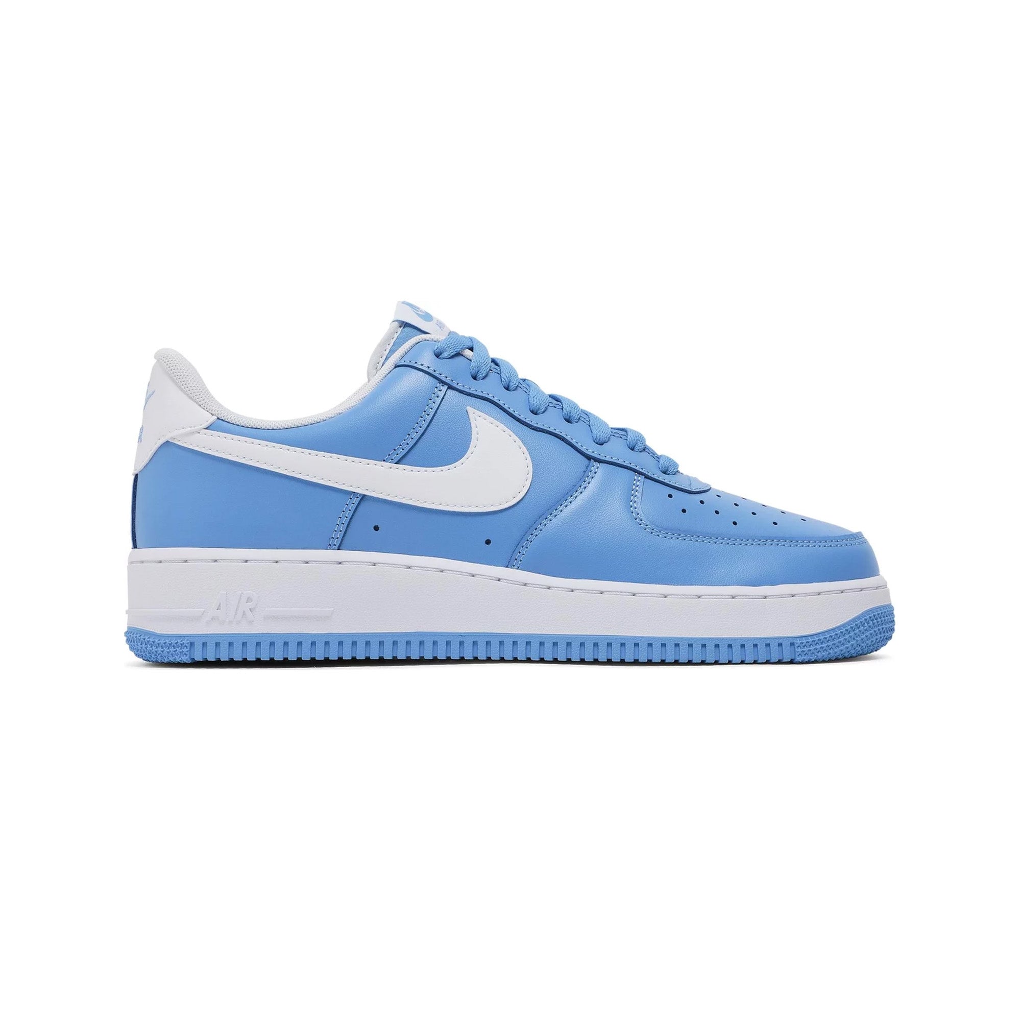 Nike Air Force 1 Low '07 'University Blue White' Sneakers (2021) - Men's Basketball Shoes for Casual Wear & Street Style Fashion