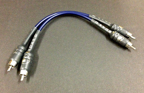 Cardas RCA/RCA 9 Preamp Out to Amp In Jumpers - High Quality Audio Cable Pair for Home Theater & Stereo System Connection