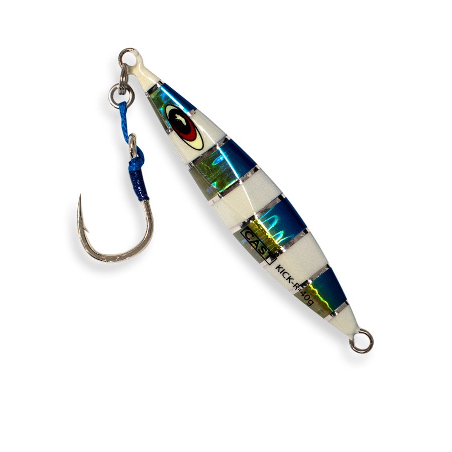 Cast Slow Pitch Jig Kick R 40g - Premium Saltwater Fishing Lure for Slow Pitch Jigging - Perfect for Deep Sea Fishing & Offshore Angling