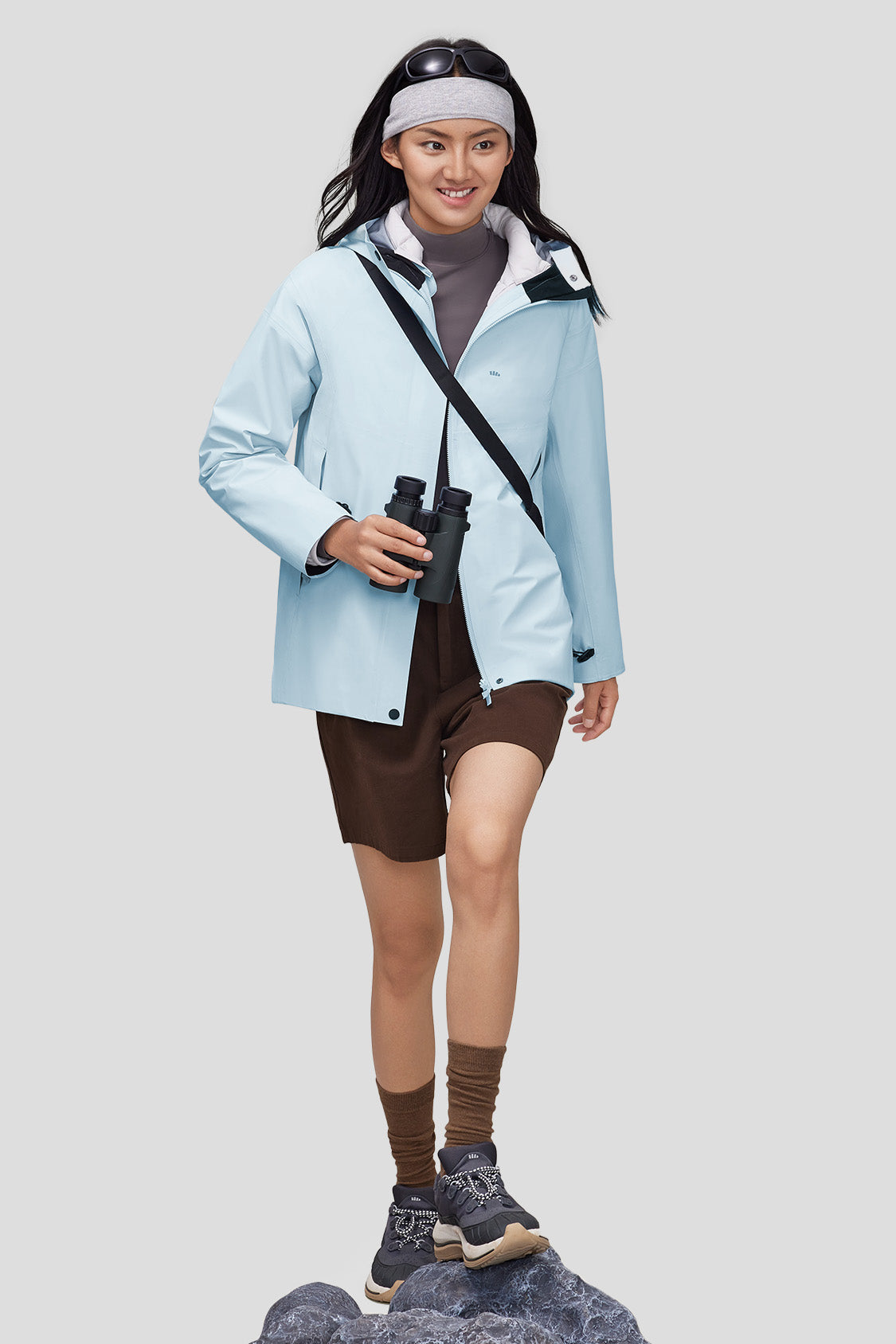 Women's 3-in-1 Waterproof Windproof Fleece Lined Interchangeable Jacket - Outdoor Hiking, Skiing & Winter Travel Coat