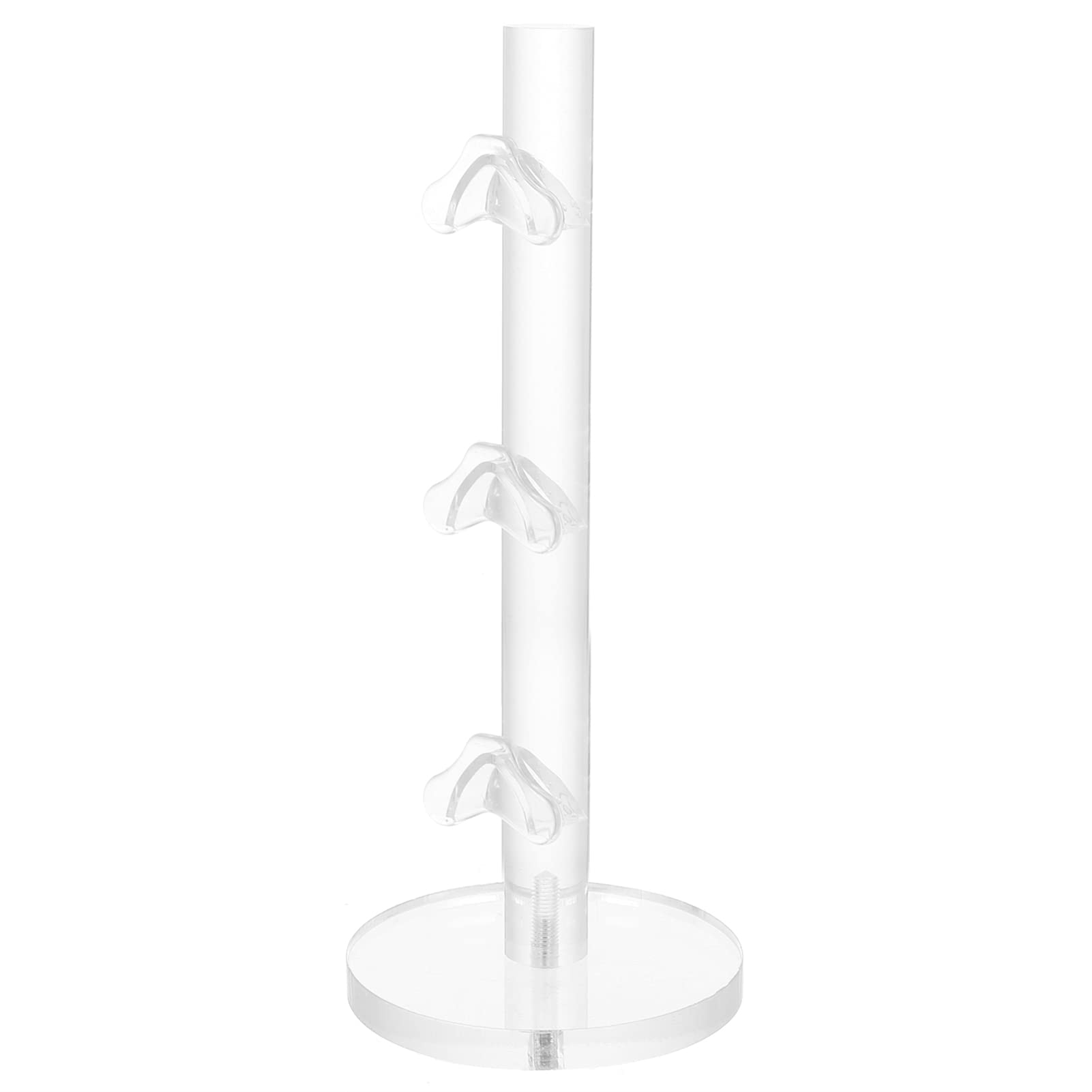 3-Tier Acrylic Sunglasses Display Stand - Eyeglasses Frame Organizer & Show Rack for Retail Stores, Home Decor - Perfect for Eyewear Shops, Bedroom Vanity, and Boutique Displays