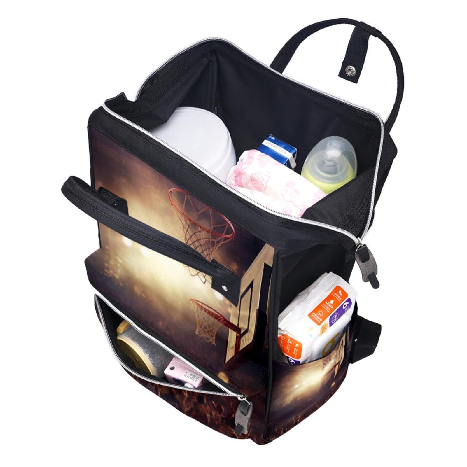 Best Travel Backpack for Men & Women - Durable Basketball Backpack with Hoop - Perfect for Gym, Sports & Outdoor Adventures