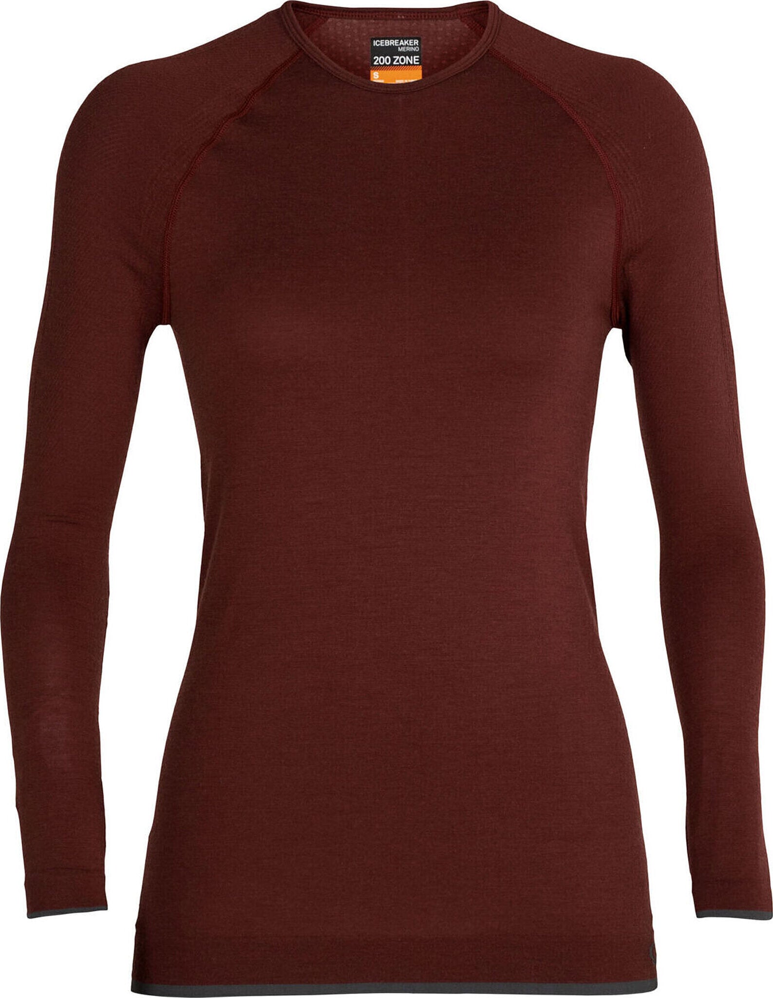 200 Zone Seamless Long Sleeve Base Layer Crewneck for Women - Thermal Underwear for Cold Weather, Yoga, Running & Outdoor Activities