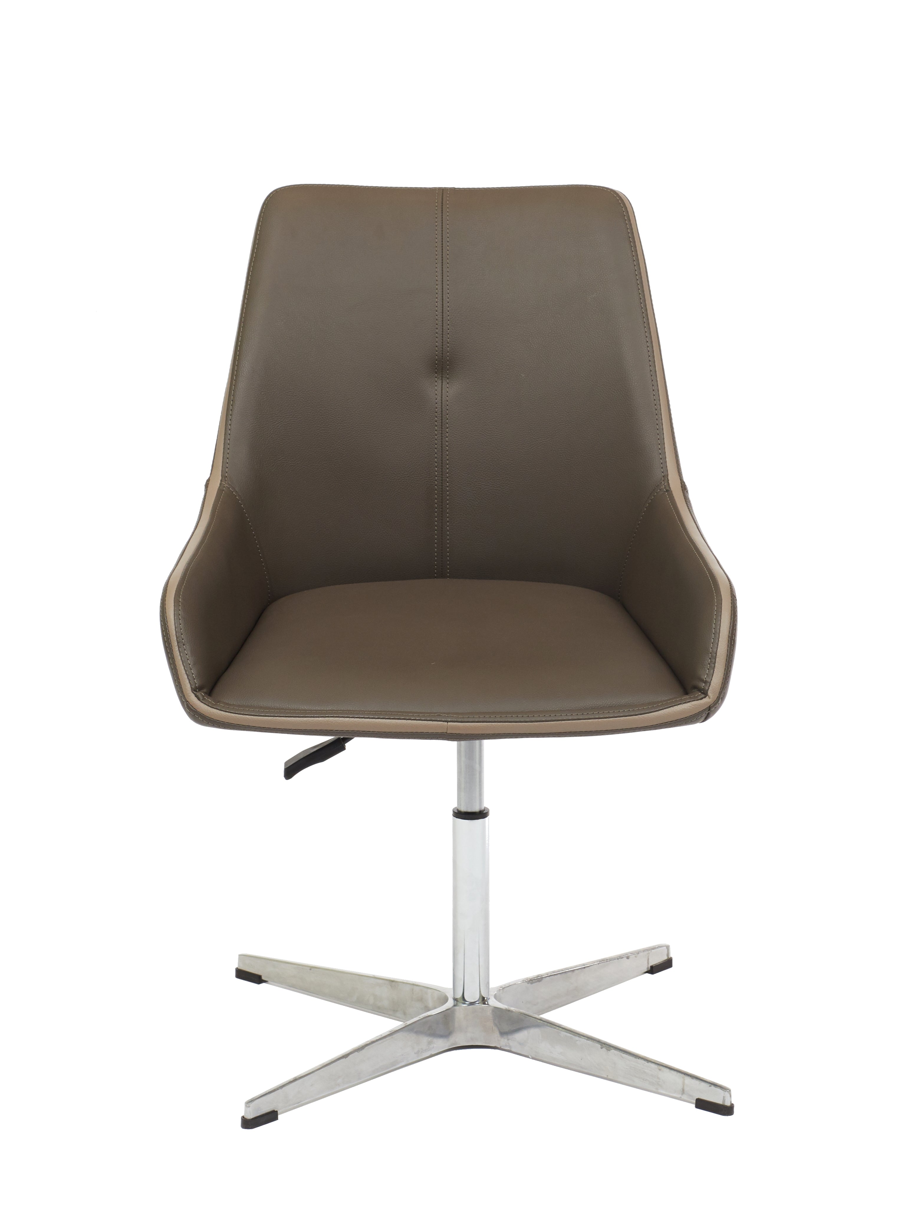 Etna Grey Modern Accent Chair - Stylish Living Room Seating for Home, Office & Lounge Areas